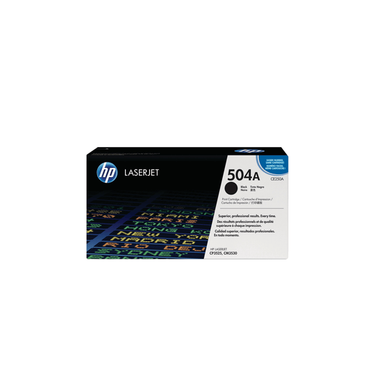 HP 504A CE250A Original Black Toner Cartridge