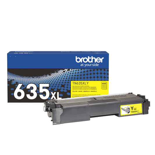 Brother TN635XL Original Yellow Toner Cartridge High Yield