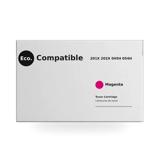 Eco.Compatible HP 201X 202X 045H 054H Magenta Toner Cartridge High Yield