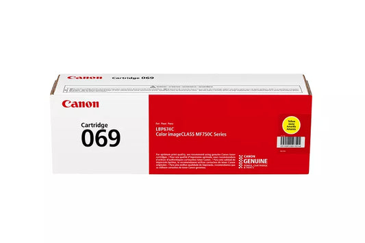 Canon 069 5095C001 Original Yellow Toner Cartridge