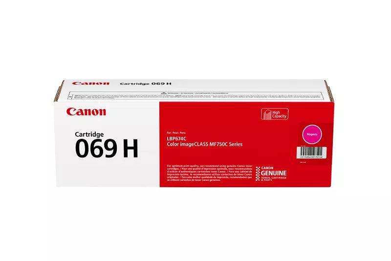 Canon 069H 5096C001 Original Magenta Toner Cartridge High Yield
