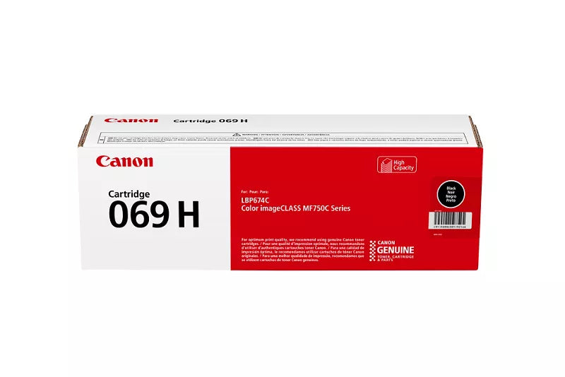 Canon 069H 5098C001 Original Black Toner Cartridge High Yield
