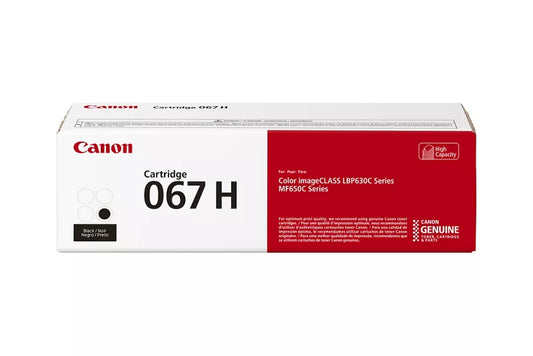 Canon 067H 5106C001 Original Black Toner Cartridge High Yield