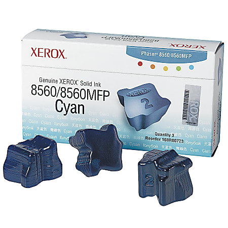 Xerox 108R00723 Original Cyan Ink Cartridge (3 STICKS)