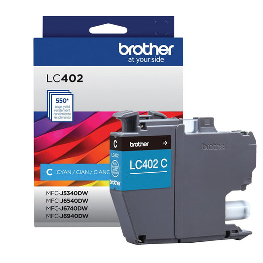 Brother LC402 Original Cyan Ink Cartridge