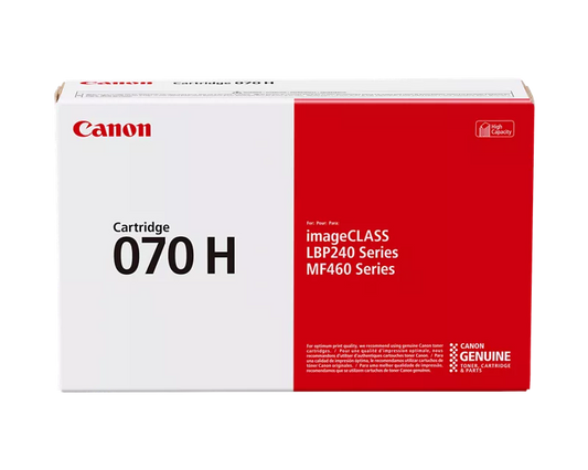 Canon 070H 5640C001 Original Black Toner Cartridge High Yield