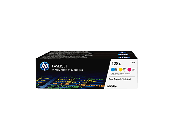 HP 128A CE321A Original Cyan/Magenta/Yellow Toner Cartridge (CF371AM)