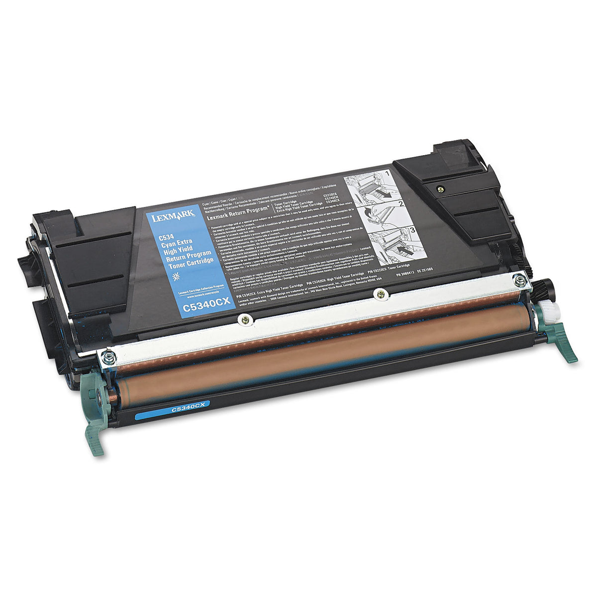 Lexmark C5340CX Original Cyan Toner Cartridge High Yield