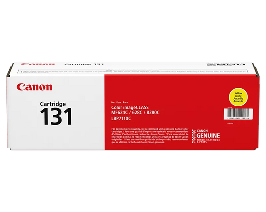 Canon 131 6269B001 Original Yellow Toner Cartridge