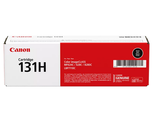Canon 131H 6273B001 Original Black Toner Cartridge High Yield