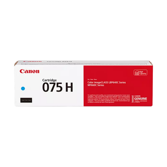 Canon 075H 6368C0011 Original Cyan Toner Cartridge High Yield