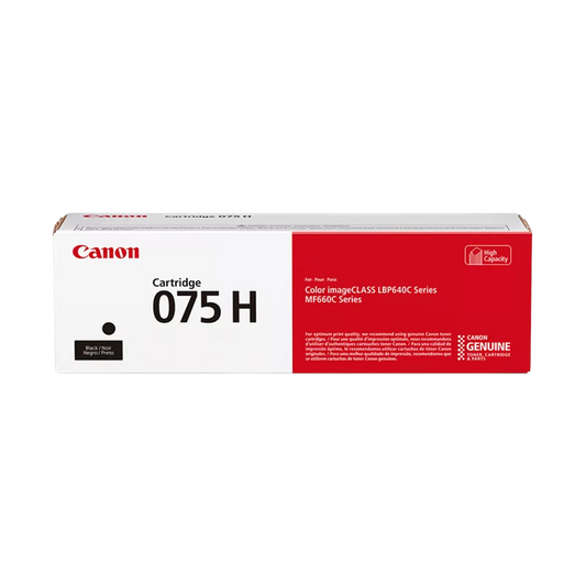 Canon 075H 6369C001 Original Black Toner Cartridge High Yield