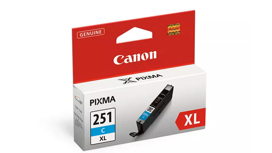 Canon CLI251XL 6449B001 Original Cyan Ink Cartridge High Yield