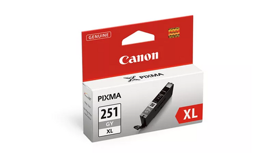 Canon CLI251XL 6452B001 Original Gray Ink Cartridge High Yield