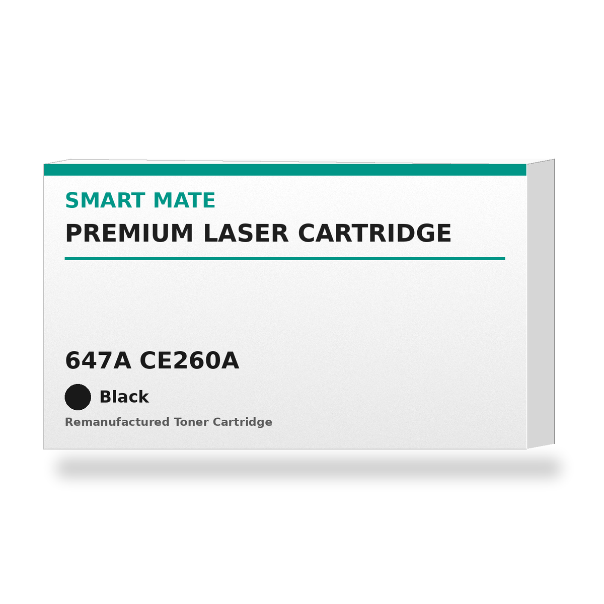 Smart Mate HP 647A CE260A Remanufactured Black Toner Cartridge