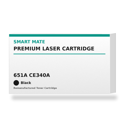 Smart Mate HP 651A CE340A Remanufactured Black Toner Cartridge