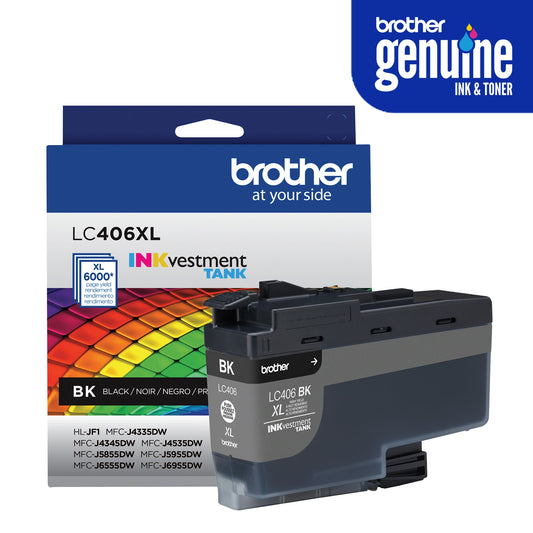 Brother LC406XL Original Black Ink Cartridge High Yield