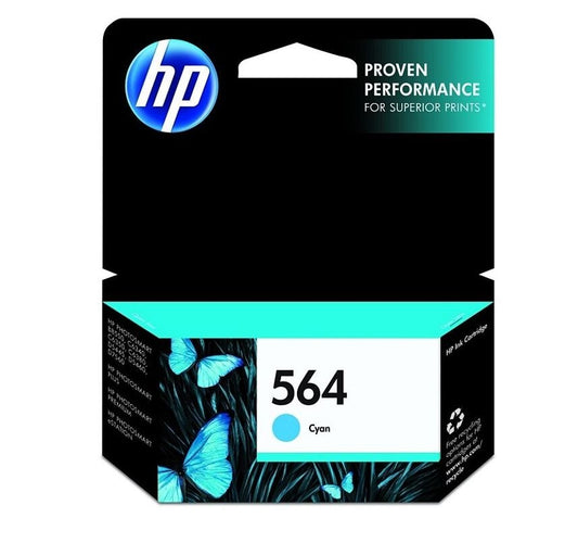 HP 564 Original Cyan Ink Cartridge (CB318WC)