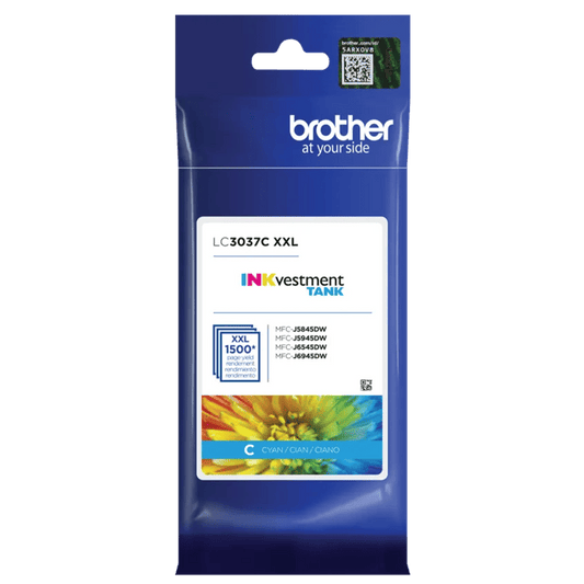Brother LC3037 Original Cyan Ink Cartridge High Yield