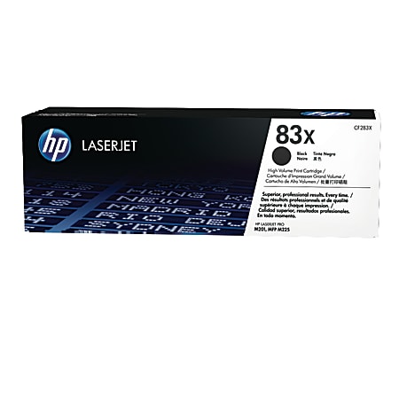 HP 83X CF283X Original Black Toner Cartridge High Yield