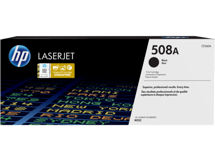 HP 508A CF360A Original Black Toner Cartridge
