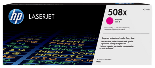 HP 508X CF363X Original Magenta Toner Cartridge High Yield