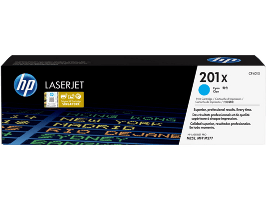 HP 201X CF401X Original Cyan Toner Cartridge High Yield