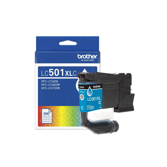 Brother LC501XL Original Cyan Ink Cartridge High Yield