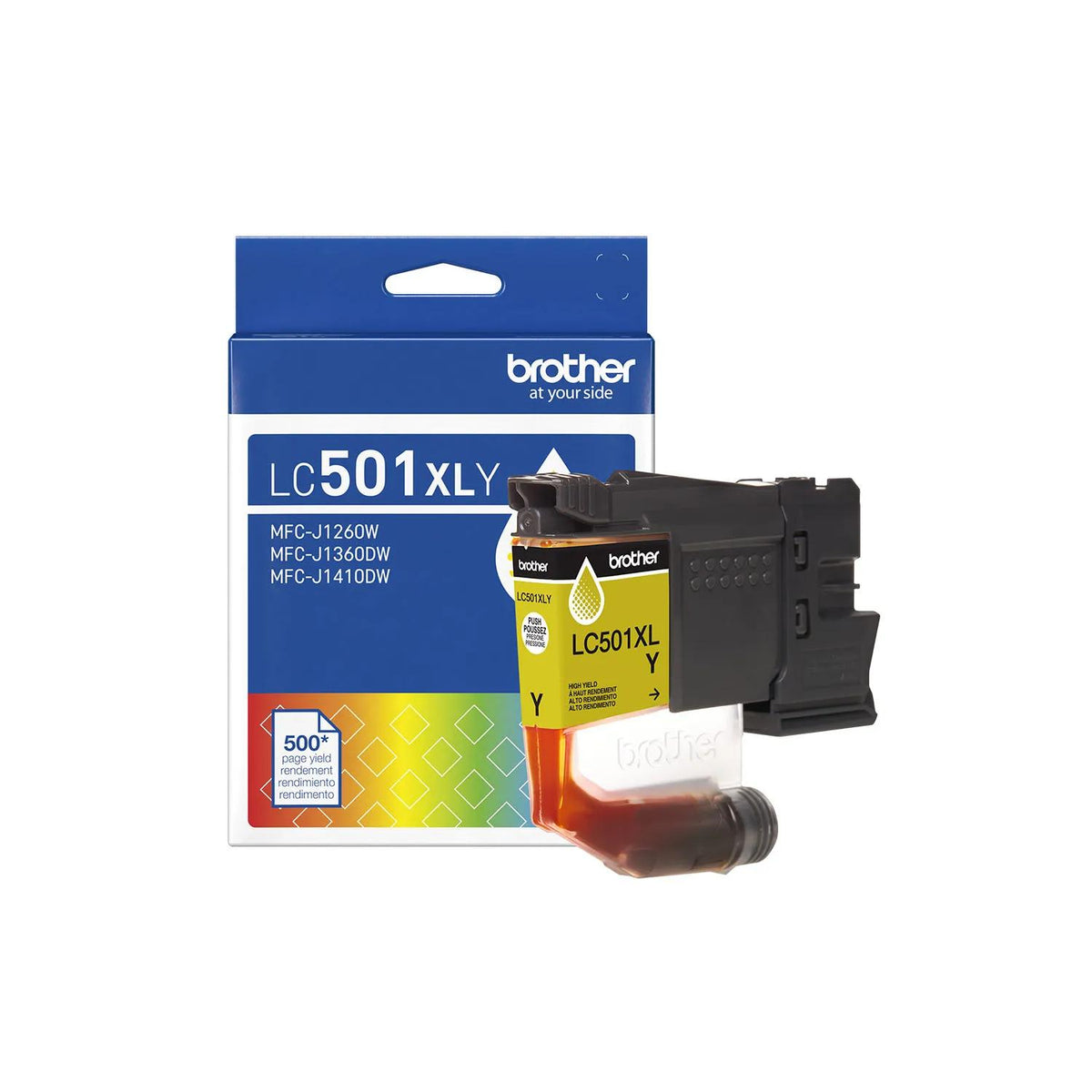 Brother LC501XL Original Yellow Ink Cartridge High Yield
