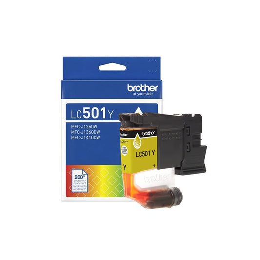 Brother LC501 Original Yellow Ink Cartridge Standard Yield