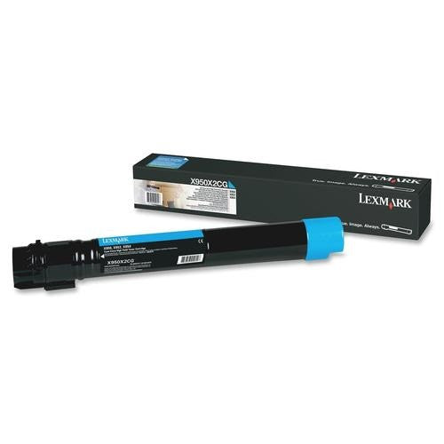 Lexmark X950X2CG Original Cyan Toner Cartridge High Yield