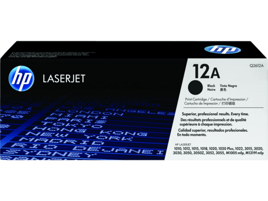 HP 12A Q2612A Original Black Toner Cartridge