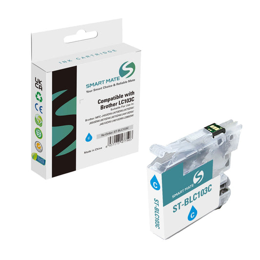 Smart Mate Compatible Brother LC103 Cyan Ink Cartridge