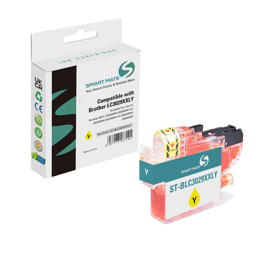 Smart Mate Compatible Brother LC3029XXL Yellow Ink Cartridge Extra High Yield