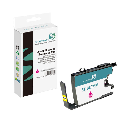 Smart Mate Compatible Brother LC75 Magenta Ink Cartridge