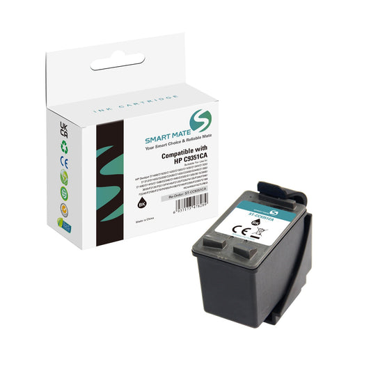 Smart Mate Compatible HP 21 C9351AN Black Ink Cartridge