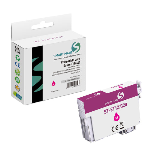 Smart Mate Compatible Epson T1273 Magenta Ink Cartridge (T127320)