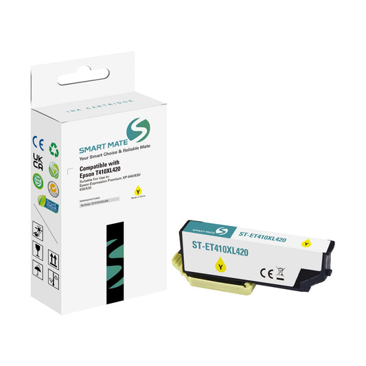 Smart Mate Compatible Epson T410XL Yellow Ink Cartridge High Yield (T410XL420-S)