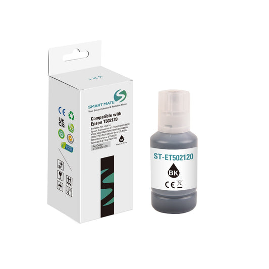 Smart Mate Compatible Epson T502 Black Ink Cartridge (T502120-S)