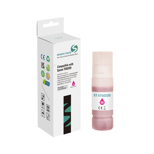 Smart Mate Compatible Epson T502 Magenta Ink Cartridge (T502320-S)
