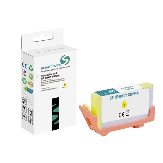 Smart Mate Compatible HP 920XL Yellow Ink Cartridge (CD974AN) High Yield