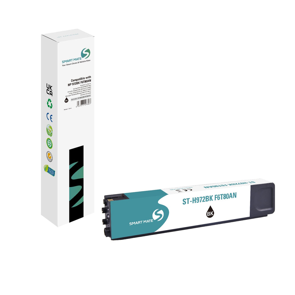 Smart Mate Compatible HP 972A Black Ink Cartridge (F6T80AN)