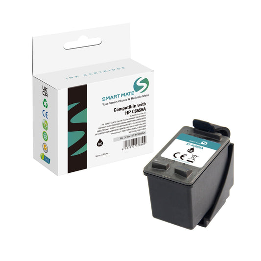 Smart Mate Compatible HP 56 C6656A Black Ink Cartridge