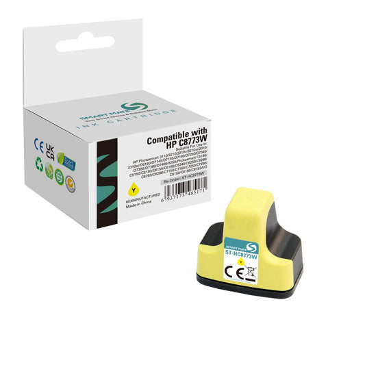 Smart Mate Compatible HP 02 C8773WN Yellow Ink Cartridge