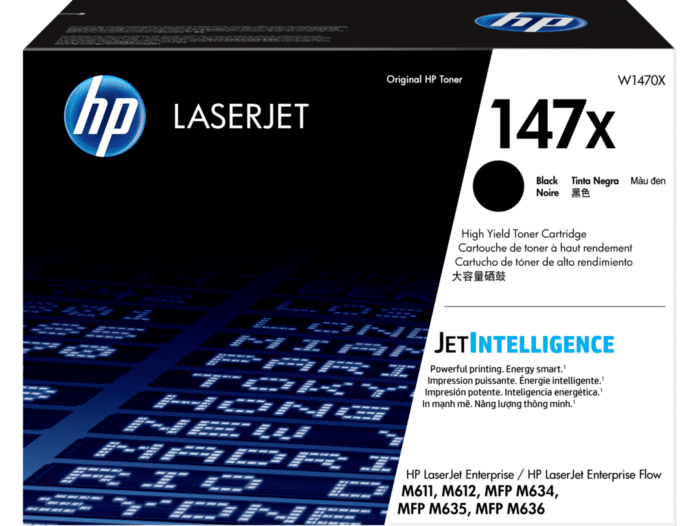 HP 147X W1470X Original Black Toner Cartridge High Yield