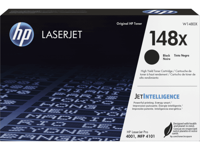 HP 148X W1480X Original Black Toner Cartridge High Yield