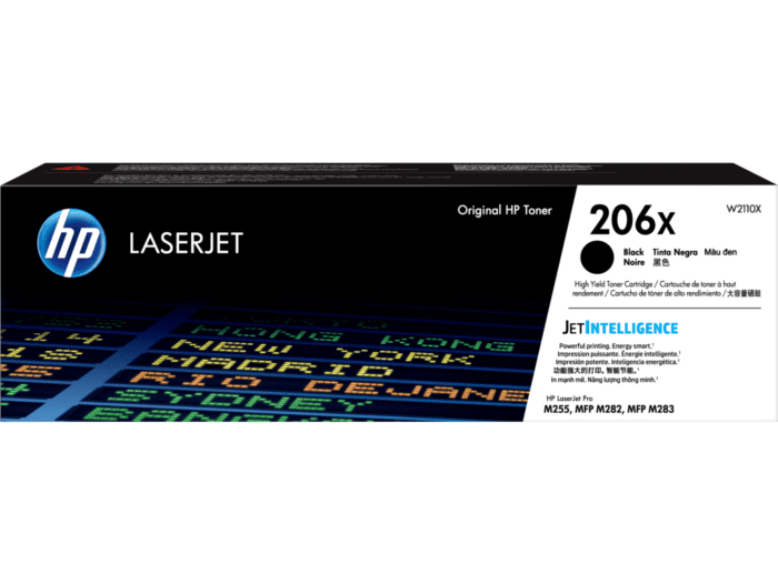 HP 206X W2110X Original Black Toner Cartridge High Yield
