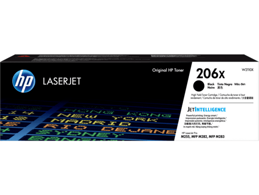 HP 206X W2110X Original Black Toner Cartridge High Yield