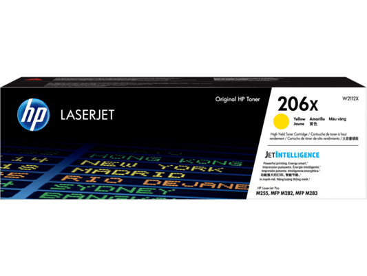 HP 206X W2112X Original Yellow Toner Cartridge High Yield