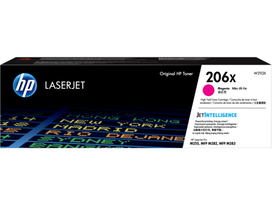 HP 206X W2113X Original Magenta Toner Cartridge High Yield